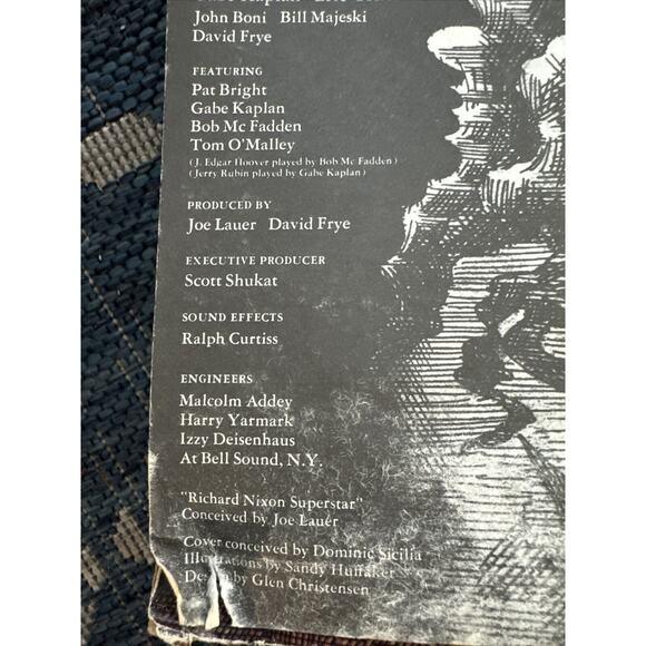 David Frye Richard Nixon Superstar BDS5097 Buddah 1971 LP Record 33 RPM Album - Picture 7 of 8